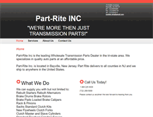 Tablet Screenshot of part-rite.com